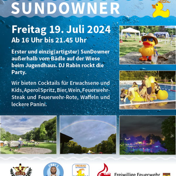 SunDowner-Event mit DJ Rabin – Freitag, 19. Juli 2024